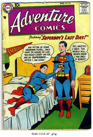 ADVENTURE COMICS #251 © 1958 DC Comics